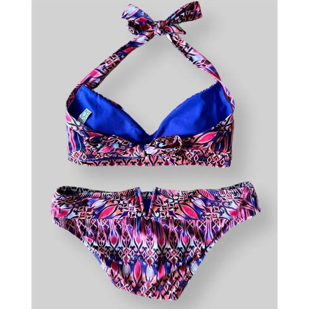 BECCA Multicolor Patterned Bikini